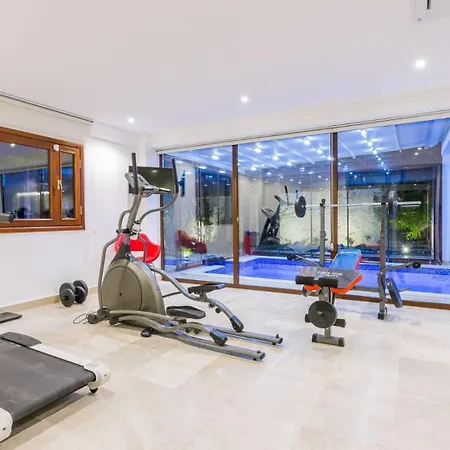 4 Bedroom Luxury -water Slide, Indoor Pool, Sauna Villa Kalkan